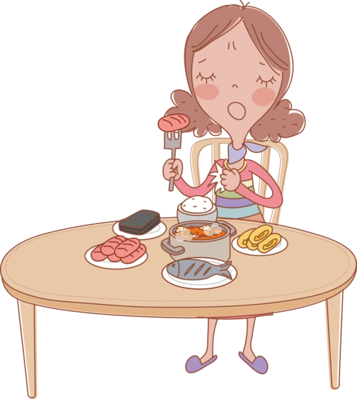 吃饭的准妈妈免费下载卡通吃饭的准妈妈