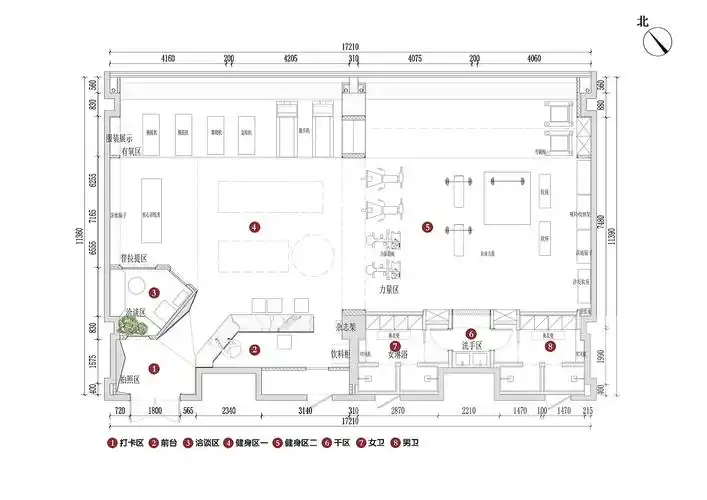 室内&灯光设计 | zoom健身房