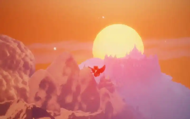 光遇,打卡落日霞光城