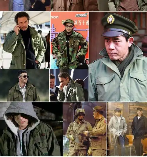 美军m65外套皮肤风衣连帽 户外迷彩服男 欧美作训大衣军迷装备