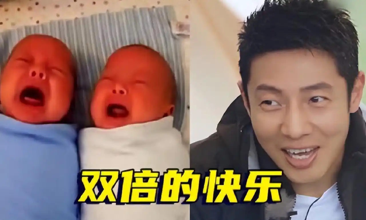 撒贝宁混血龙凤胎正脸照,一头金发像妈妈,李白喜欢打麻将看中医