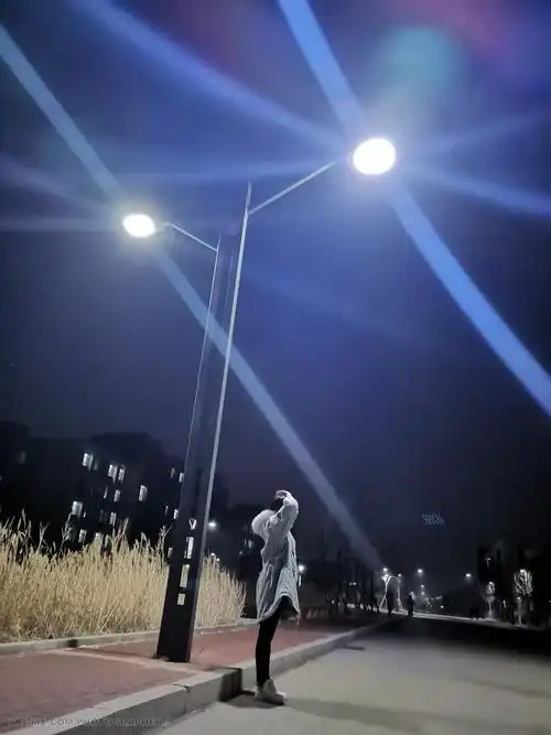 人物 人像 黑夜 黄昏 寂静 路灯 一个人