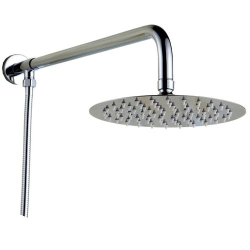 浴室超薄不锈钢淋浴花洒顶喷头洗浴金属增压莲蓬头花洒全套一整套