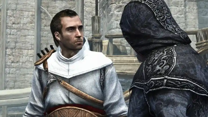 脱下兜帽的阿泰尔(刺客信条:启示录mod)