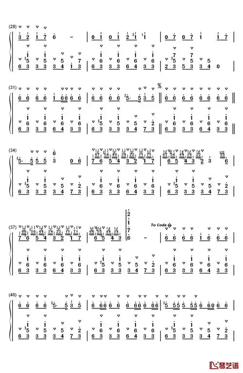 神经病之歌钢琴简谱数字双手洛天依