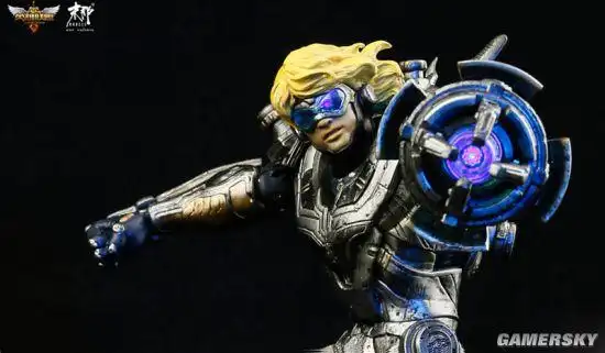 英雄联盟lol曝ez未来战士纪念定制手办细节丰富可发光