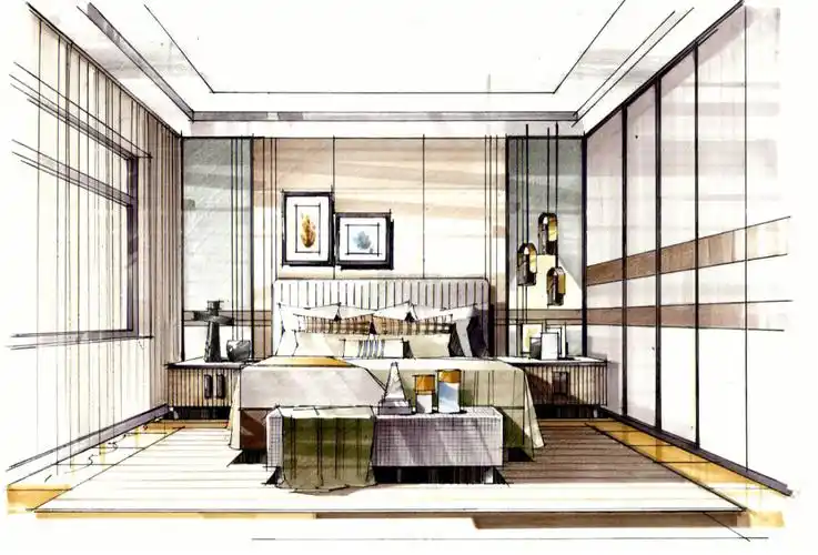 室内设计手绘效果图上色步骤分享