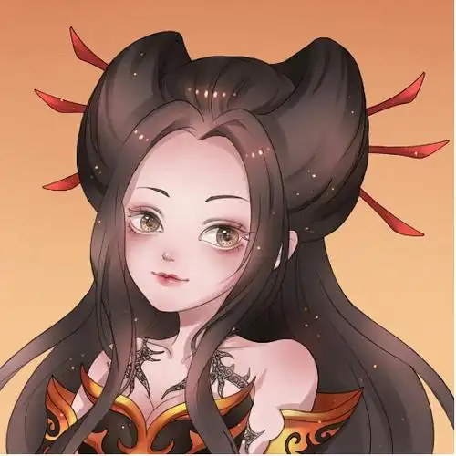 人气超高的焰灵姬小姐姐教你从草稿到上色到完稿的绘画全过程详解一看