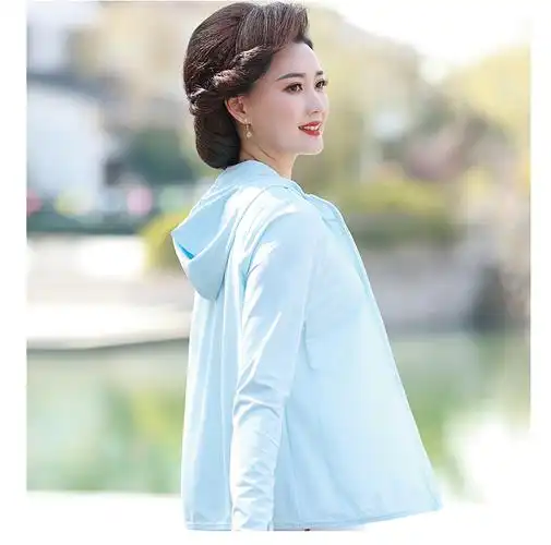 防晒衣中年妈妈装4050岁夏款中老年人夏天防晒服防嗮服夏季薄款外套防