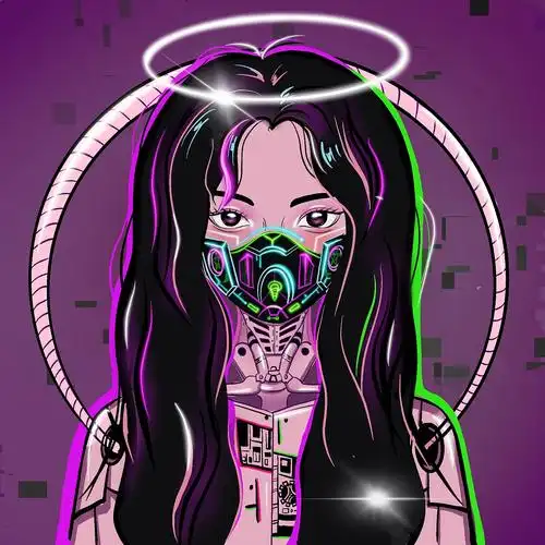 插画 赛博朋克风 头像|插画|创作习作|天气有病 - 原创作品 - 站酷 (z