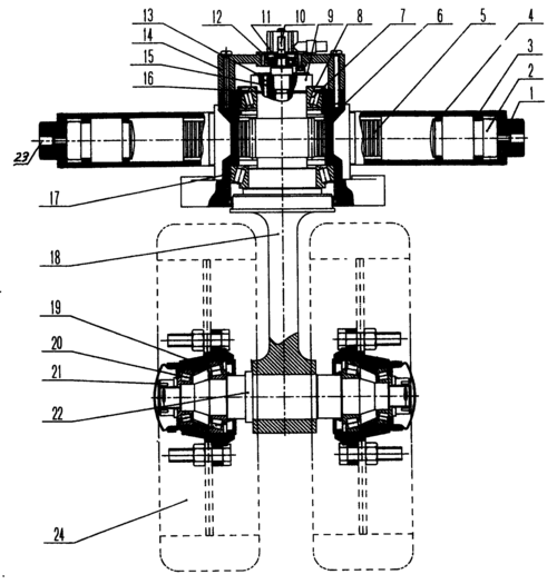 cn201056231y_一种叉车转向桥失效