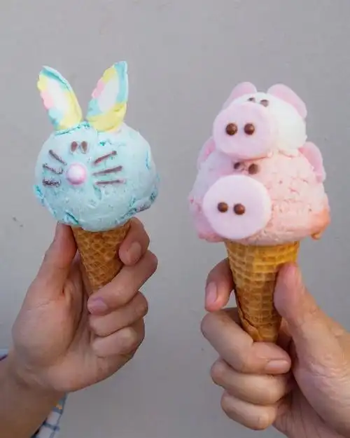 超可爱的猪猪冰淇淋