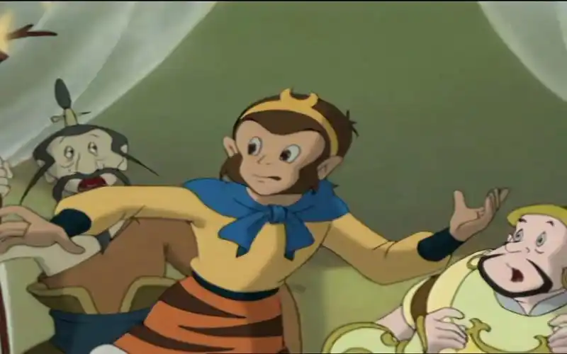 [ai修复]动画片《西游记》片尾曲《一个师傅仨徒弟》_哔哩哔哩_bili