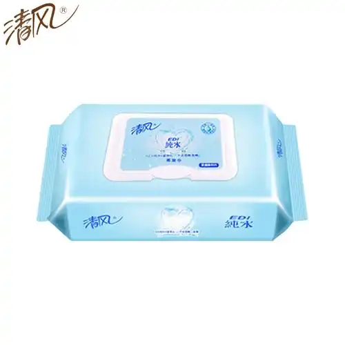 清风 湿巾纸 edi纯水 无纺布 bwb80c 80片/包 12包/箱 单位:箱