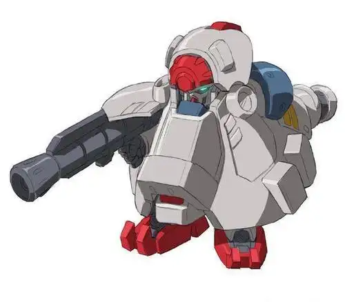 全方位抗核爆酸浆果gp02高达创意插画