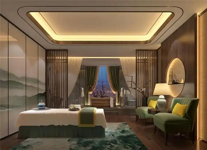 深圳养生馆设计 龙华健身会所装修 养生馆设计之五感