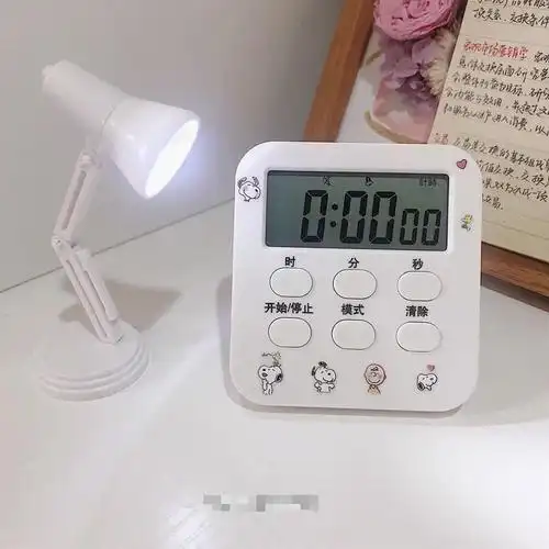自律计时器学生闹钟ins做题学习桌面床头电子表台钟