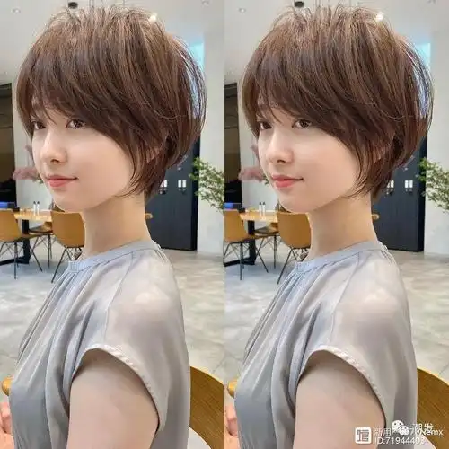 短碎发是一种最常见的女士发型,蓬松自然又有线条感,适合大多数女性?