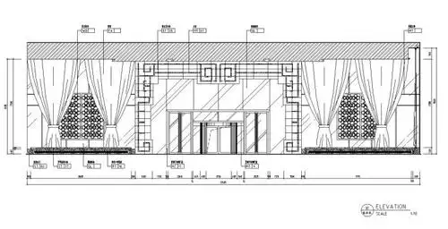 [北京]知名企业索菲特酒店施工图 效果图