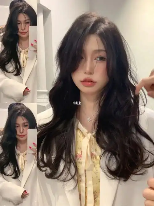 显脸小发型 网红烫发 潮流烫发 圆脸方脸菱形脸烫发 中长发短发烫发