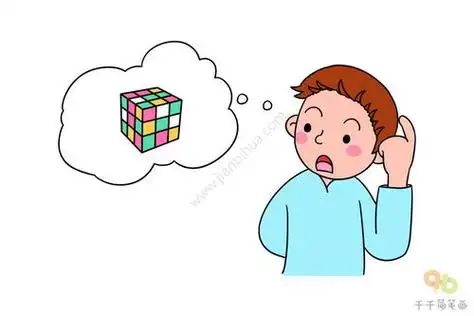 思考的简笔画 小孩思考的简笔画