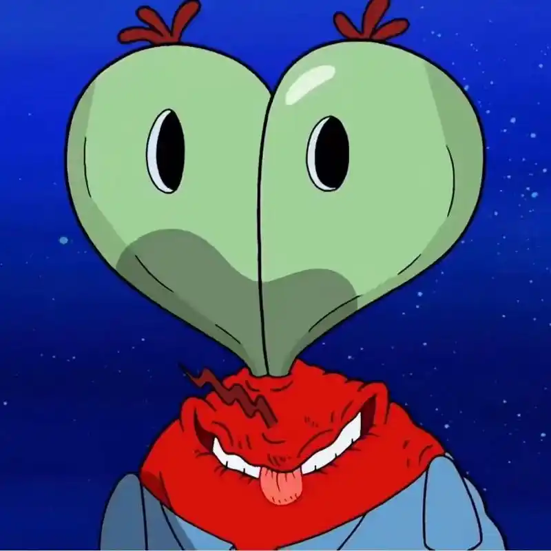 痞老板和蟹老板的情侣头像～哈哈哈哈哈