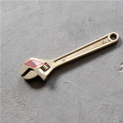 防爆扳手生产 铝青铜活口扳手 石油防爆活扳手 防爆铜扳手 铝铜无火花