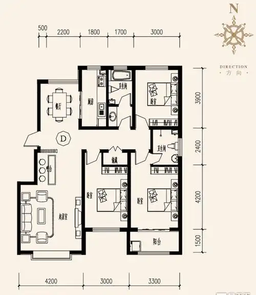 海德花园户型图