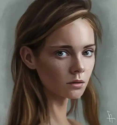 40张板绘厚涂女生头像素材各种风格气质