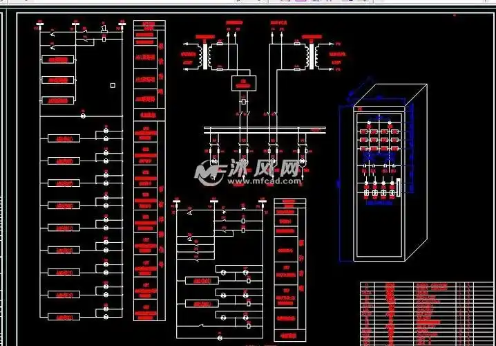 10kv高压配电系统柜各接线回路图