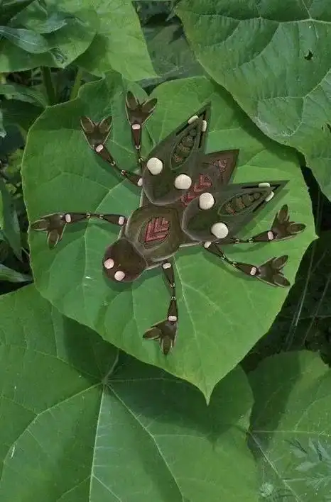 再来看看造型奇特的这表情,是在挑衅我们吗?黑色那两点是眼睛吗?