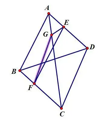 空间四边形abcd中,两条对边ab=cd=3,e,f分别是另外两条对边ad,bc上的
