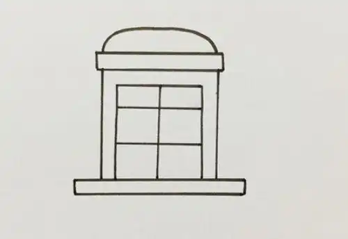 儿童卡通窗户简笔画画法简单又漂亮窗户简笔画怎么画