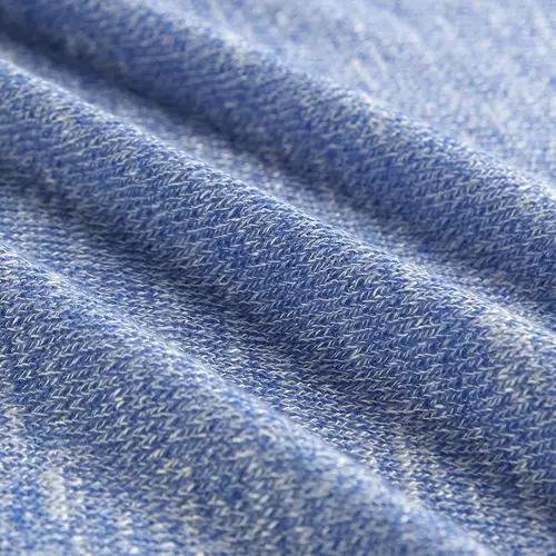 纬编针织 tr 粗针织双色竹节汗织物单泽西用于 clothings 泽西面料