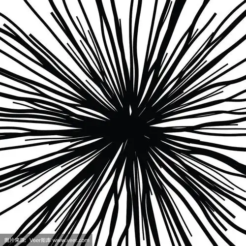 直线手绘曲线光线