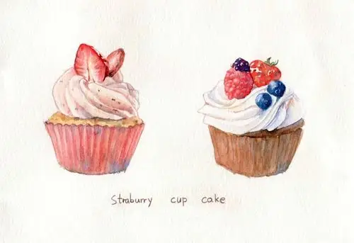 手绘甜品 - 堆糖,美图壁纸兴趣社区