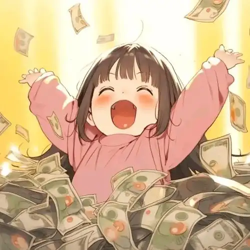 搞钱发财暴富系列专用头像~天使宝贝头像03可以永远相信爱,但是别