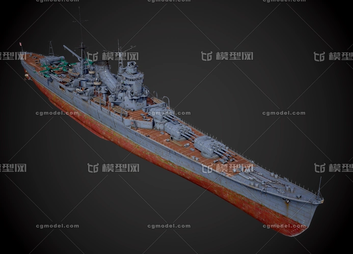 日本 铃谷号重巡洋舰 战列舰 巡洋舰 *上型 军舰 日军 带载机 二战 第