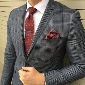 玛诗杜领带夹男士珐琅镀白金商务正装领夹礼盒装新年礼物定制刻字