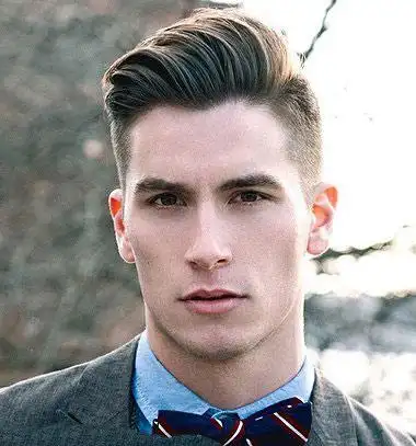 脸大留大背头发型好看吗头发多脸大合适什么发型