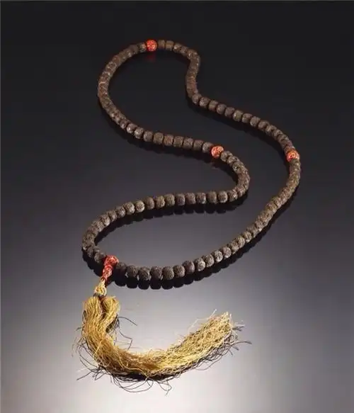 清沉香木团寿108数珠