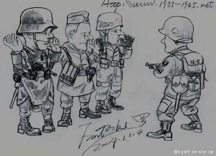 二战德军漫画