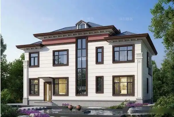11款二层农村自建房面积适中造价经济外观大气又好看