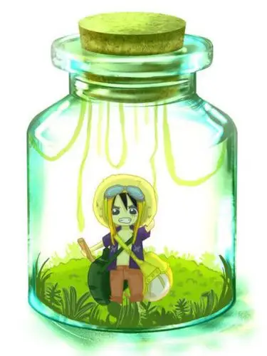 装在瓶子里的人