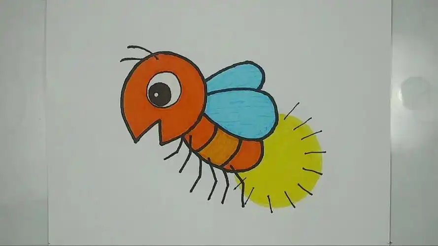 【儿童简笔画】萤火虫教程