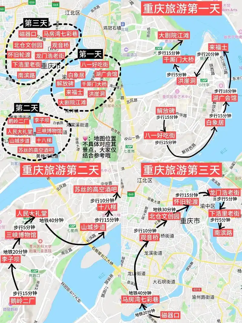 真亏啦6015没在出发前刷到这份重庆景点攻略