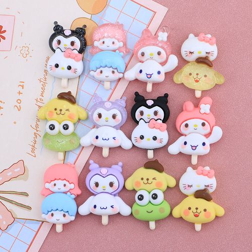 大耳狗糖葫芦串串奶油胶diy树脂可爱卡通饰品配件材料发夹头绳