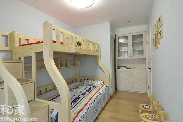 住在你上铺的"兄弟" 上下铺儿童房设计