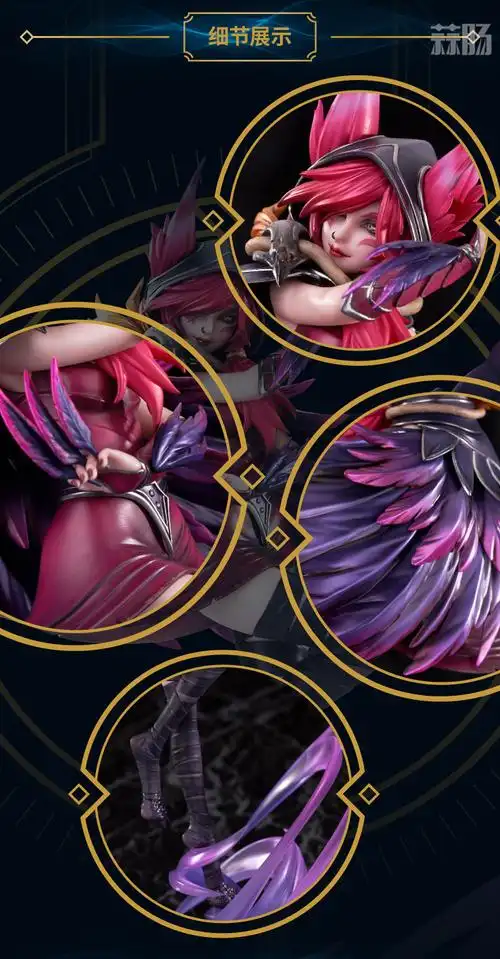 hobbymax推出《英雄联盟》幻翎·洛&逆羽·霞1/7手办