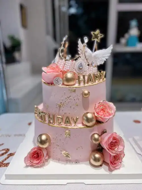 双层女神鲜花蛋糕